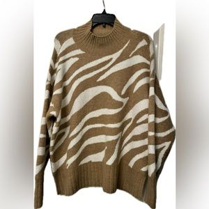 The Limited Zebra-Print Sweater